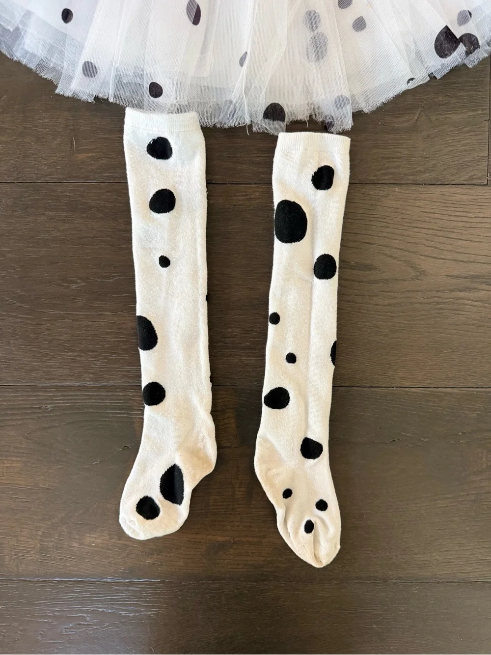 Dalmatian Spot Kids Costume Set - Black & White